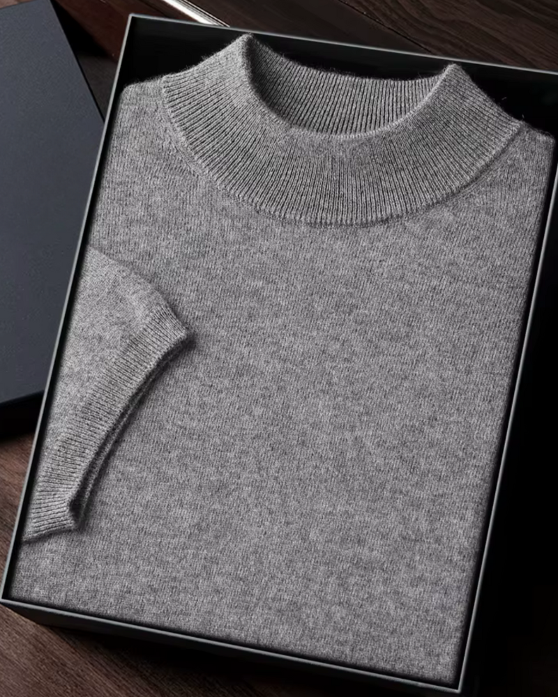 Zalecta | Timeless Mock Neck Shirt