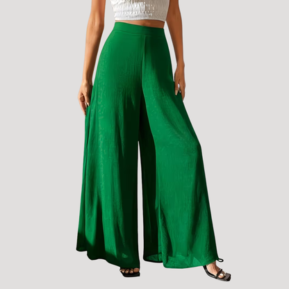 Women’s High Waist Wide Leg Summer Flowy Trousers