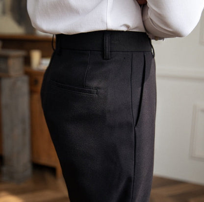 Sharp Pleated Trousers "New York" for the Office