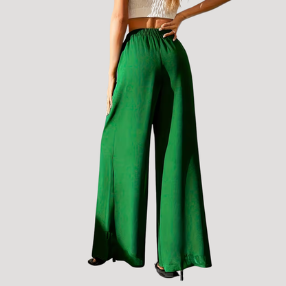 Women’s High Waist Wide Leg Summer Flowy Trousers