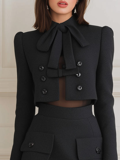 Leia - Black Velvet Pocket Ensemble
