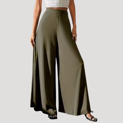 Women’s High Waist Wide Leg Summer Flowy Trousers