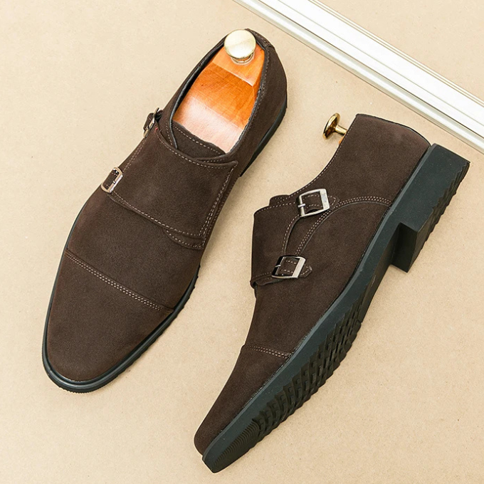 The Suede Monk Strap Shoe
