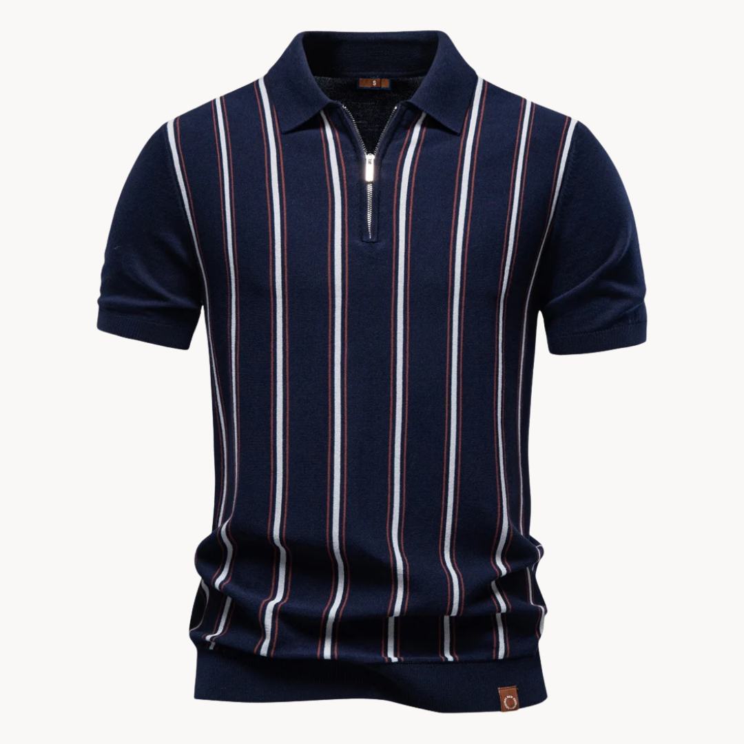 Enrico | Refined Zip Polo