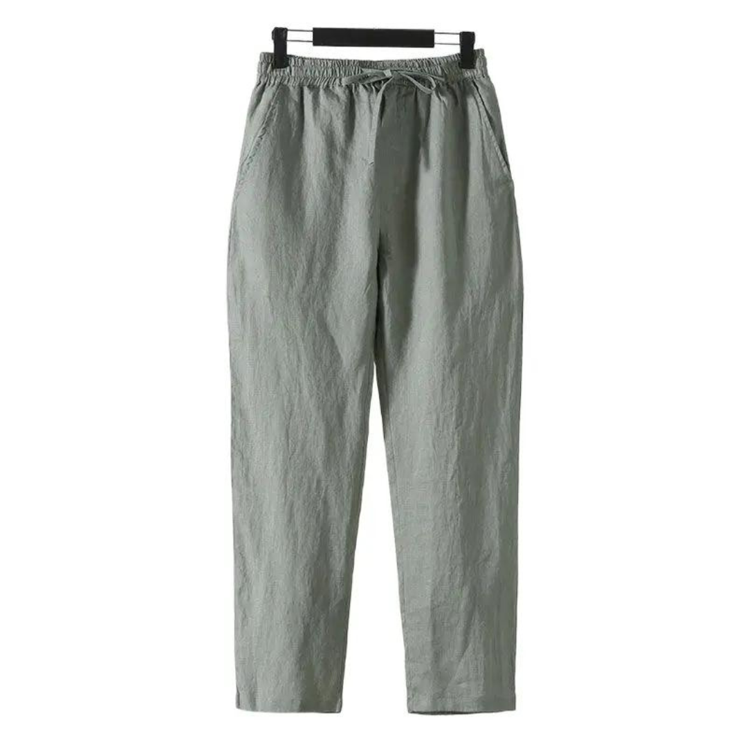 Paris™ - Linen Trousers (Straight Cut)