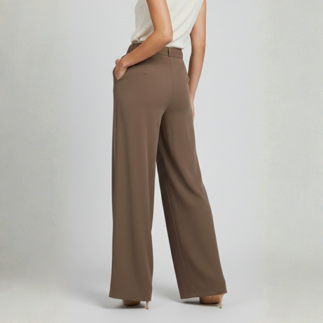 Women’s High Waist Wide Leg Palazzo Trousers