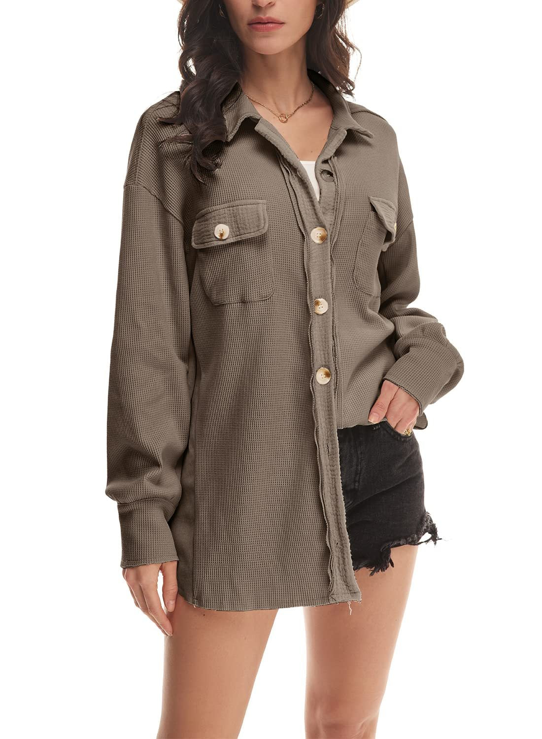 Charlina | Comfortable Waffle Jacket