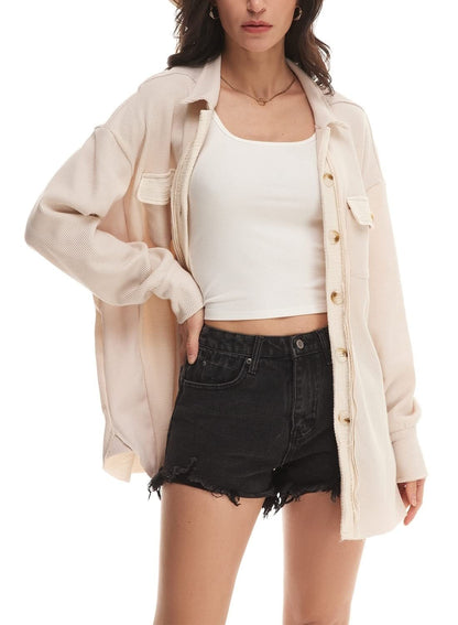 Charlina | Comfortable Waffle Jacket