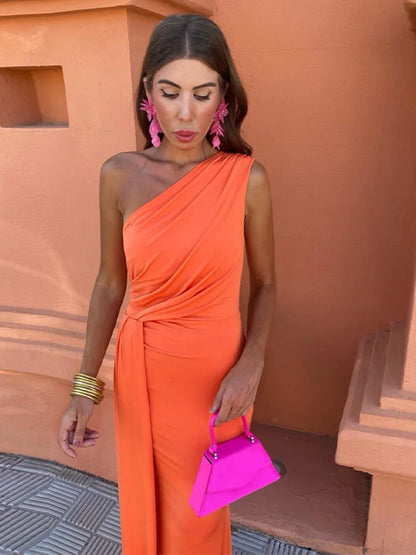 Lia™ | Asymmetrical Long Dress