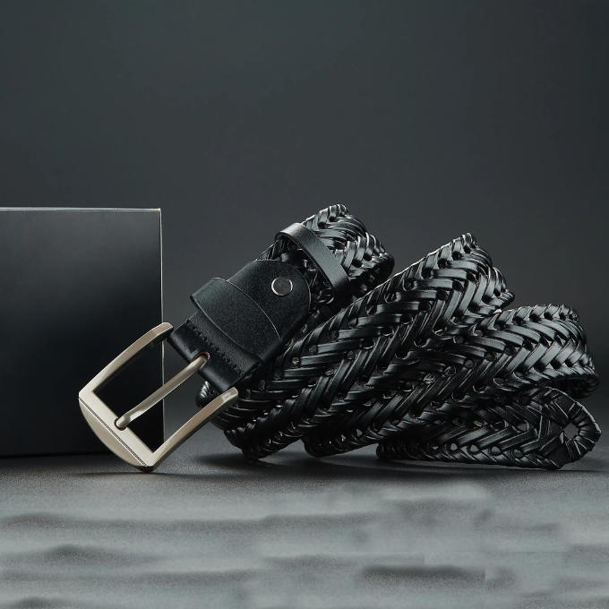 Heritage Woven Leather Belt