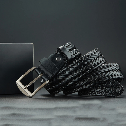 Heritage Woven Leather Belt