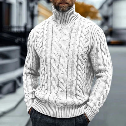 Arthus - Classic Twisted Roll Neck Jumper
