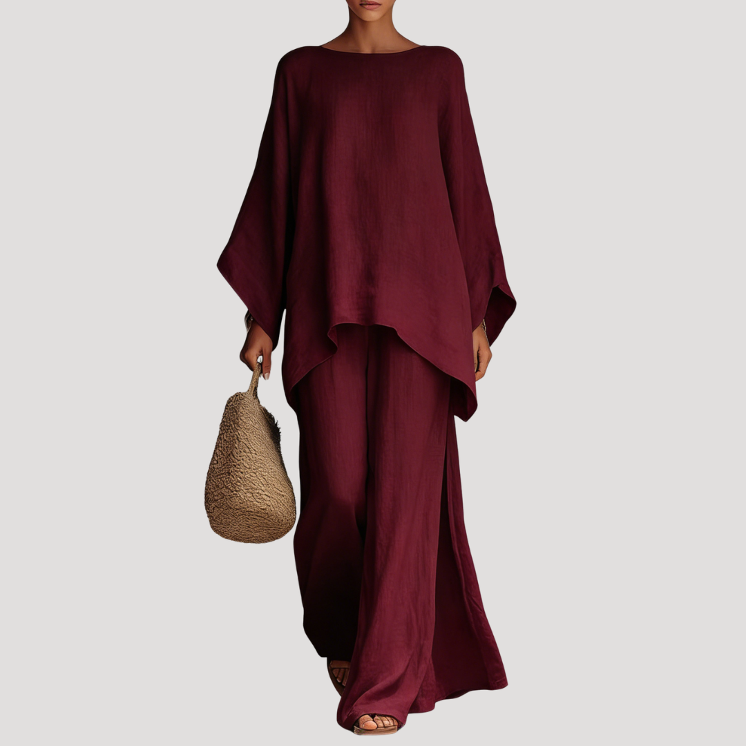 Women’s Relaxed Co Ord Wide Leg Set