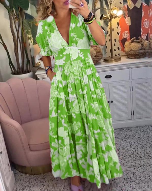 Dionne - Vibrant Floral Dress