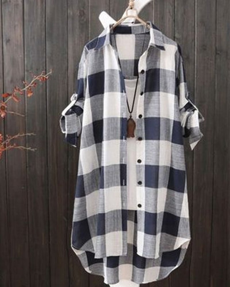 Ingrid | Floating Check Shirt