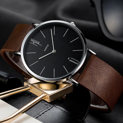 The Sterling Cowhide Watch