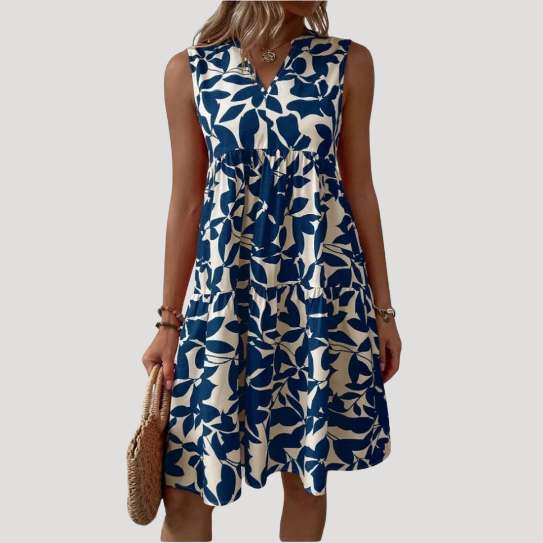 Floral Sleeveless Tiered Dress for Fresh Summer Style