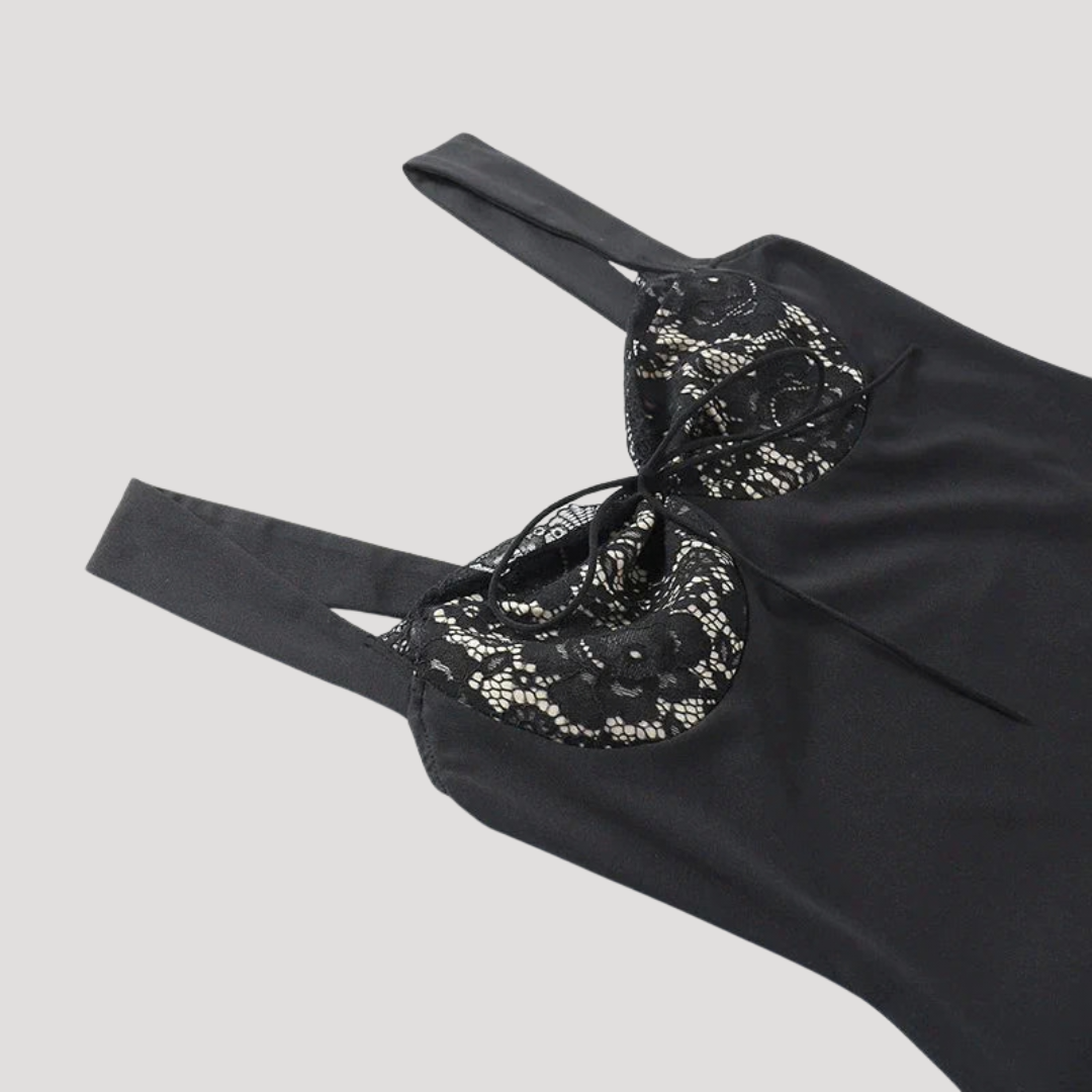 Lace Corset Mini Dress for Evening Wear
