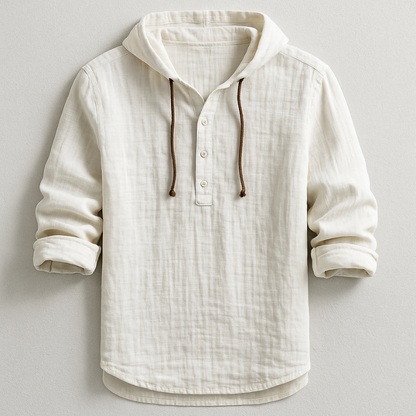 Donatien – Linen Shirt with Hood