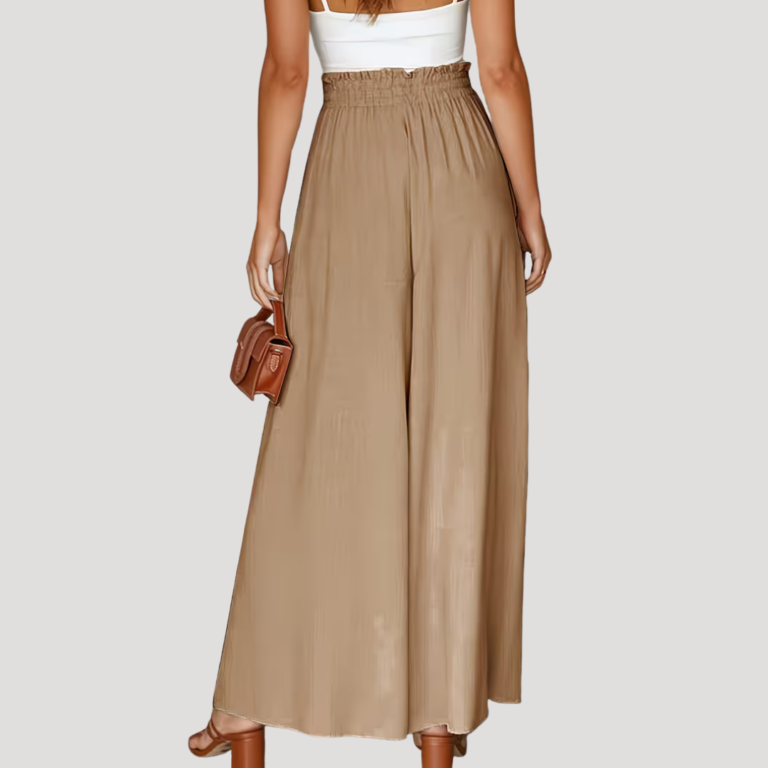 Women’s Wide Leg High Waist Summer Trousers