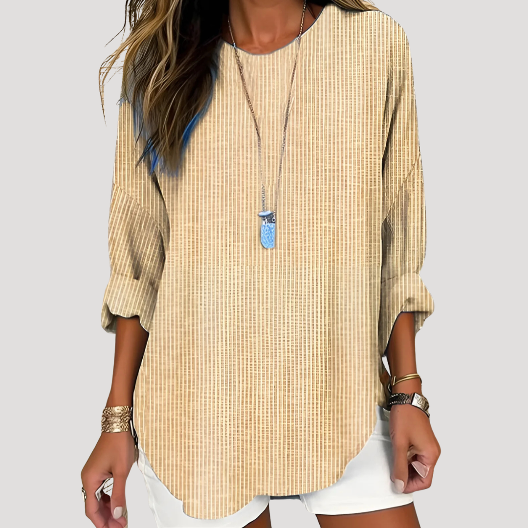 Women’s Casual Summer Striped Tunic Top