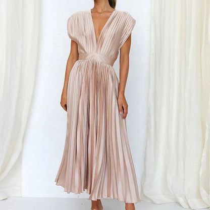 Élise™ | Pleated Midi Dress