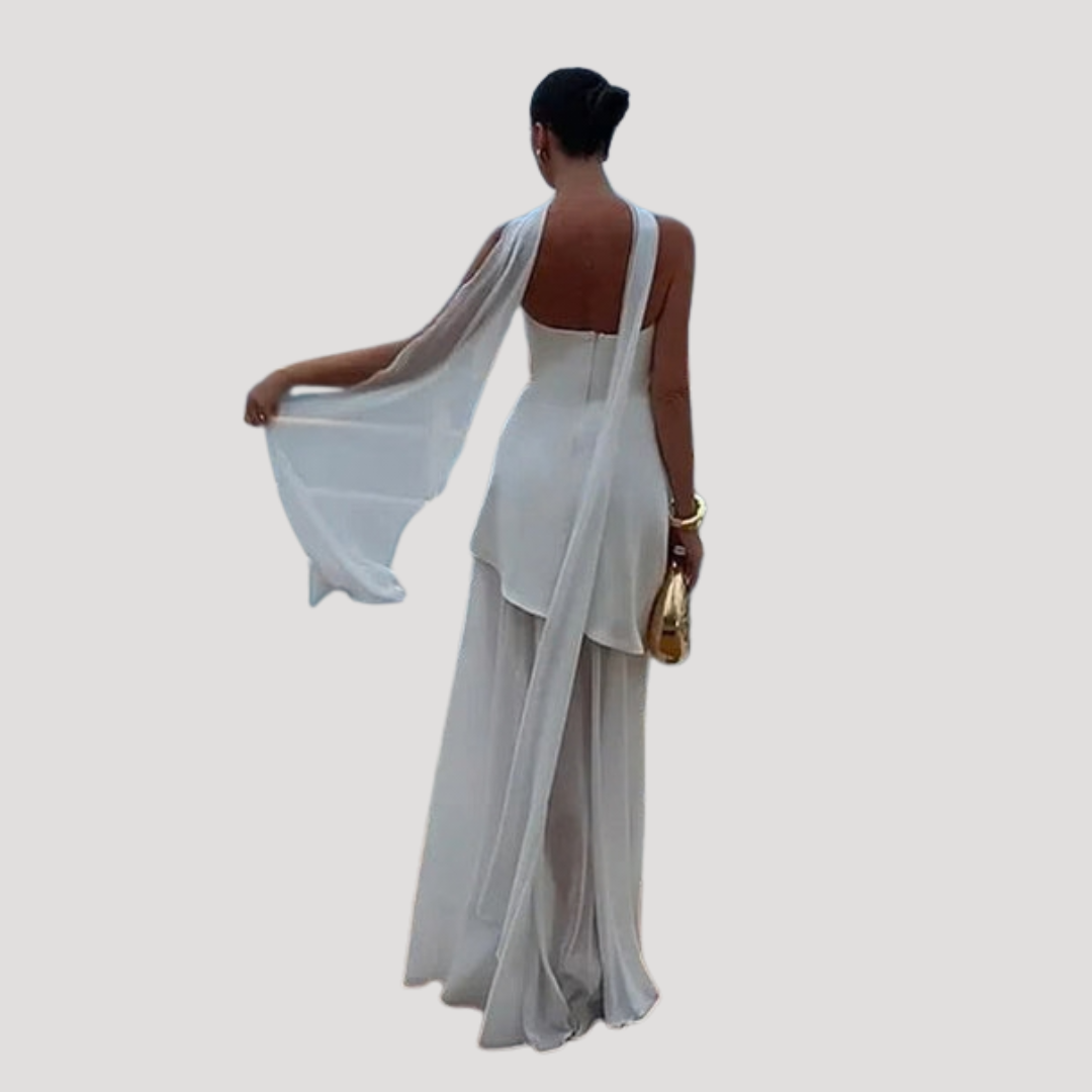 Halter Neck Maxi Dress for Summer Evenings