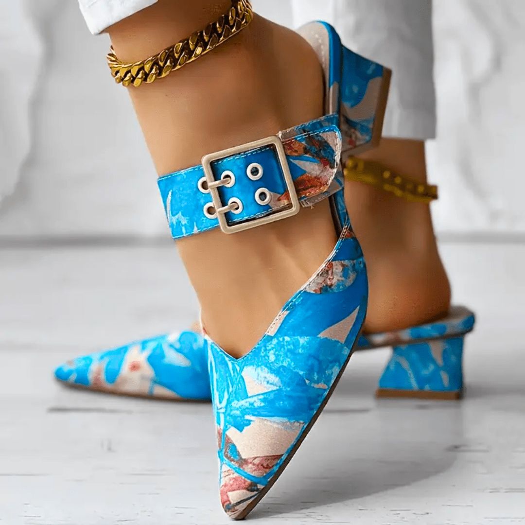 Bello | Bright Rainbow Heels