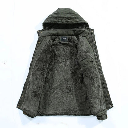 Flavie - Warm Fleece Jacket with Removable Hood