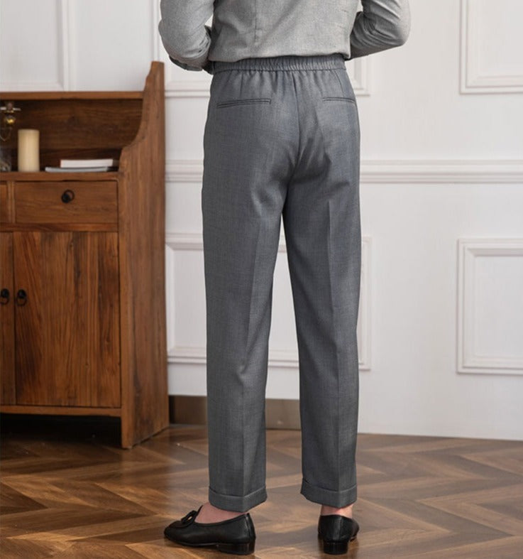 Milano Wool Trousers with Drawstring