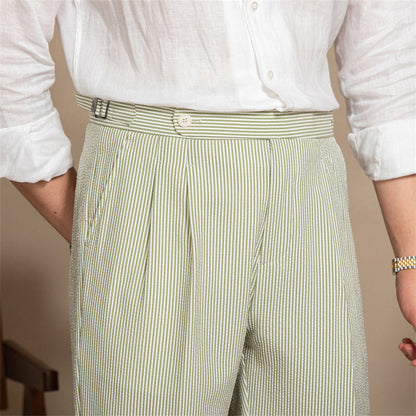 Corniglia Striped Seersucker Shorts