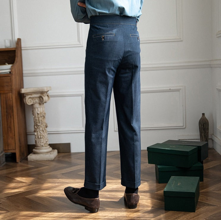 Straight Denim Trousers Portovenere