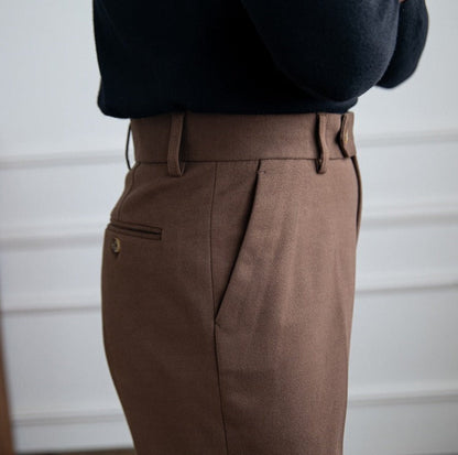Bristol Wool Felt Straight Trousers
