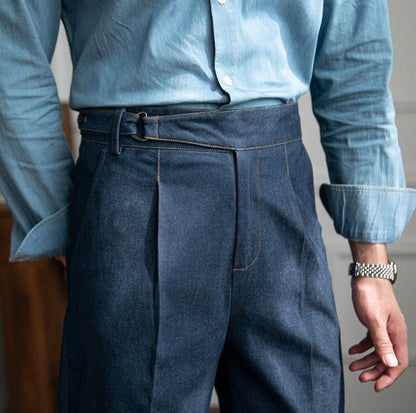 Straight Denim Trousers Portovenere