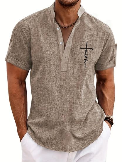 Zalecta | Modern Polo with Stand-Up Collar