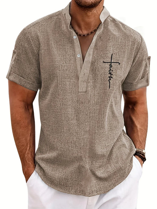 Zalecta | Modern Polo with Stand-Up Collar