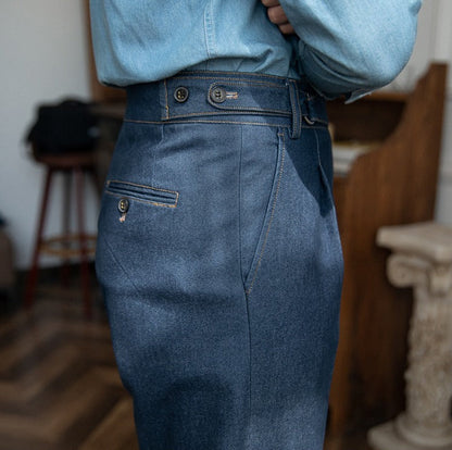Straight Denim Trousers Portovenere