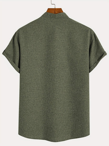 Zalecta | Modern Polo with Stand-Up Collar
