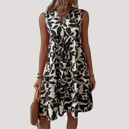 Floral Sleeveless Tiered Dress for Fresh Summer Style
