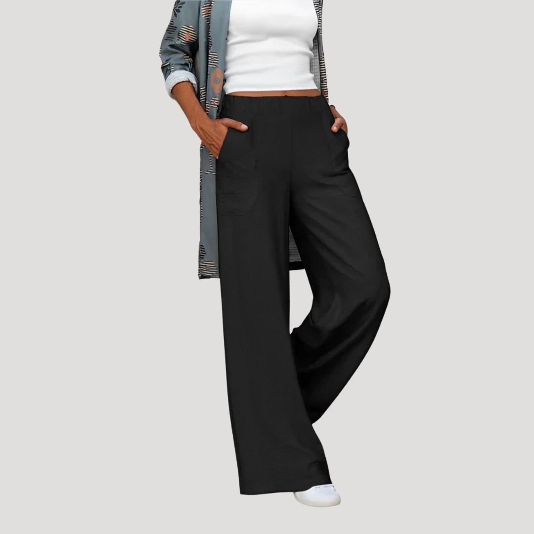 Women’s Flattering High Waist Wide Leg Trousers