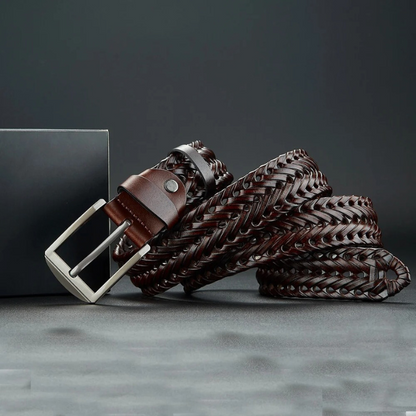 Heritage Woven Leather Belt