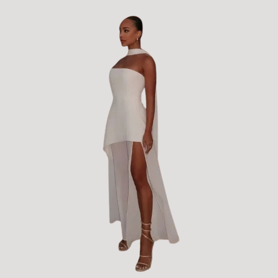 Halter Neck Maxi Dress for Summer Evenings