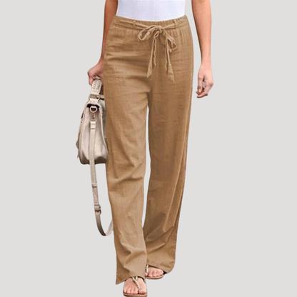 Women’s Effortless Drawstring Straight Leg Trousers