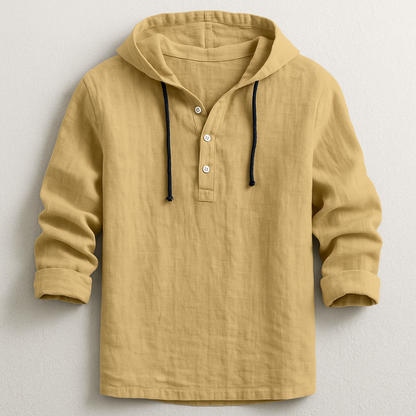Donatien – Linen Shirt with Hood