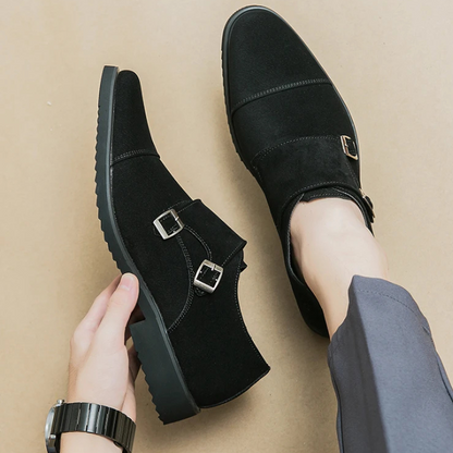 The Suede Monk Strap Shoe