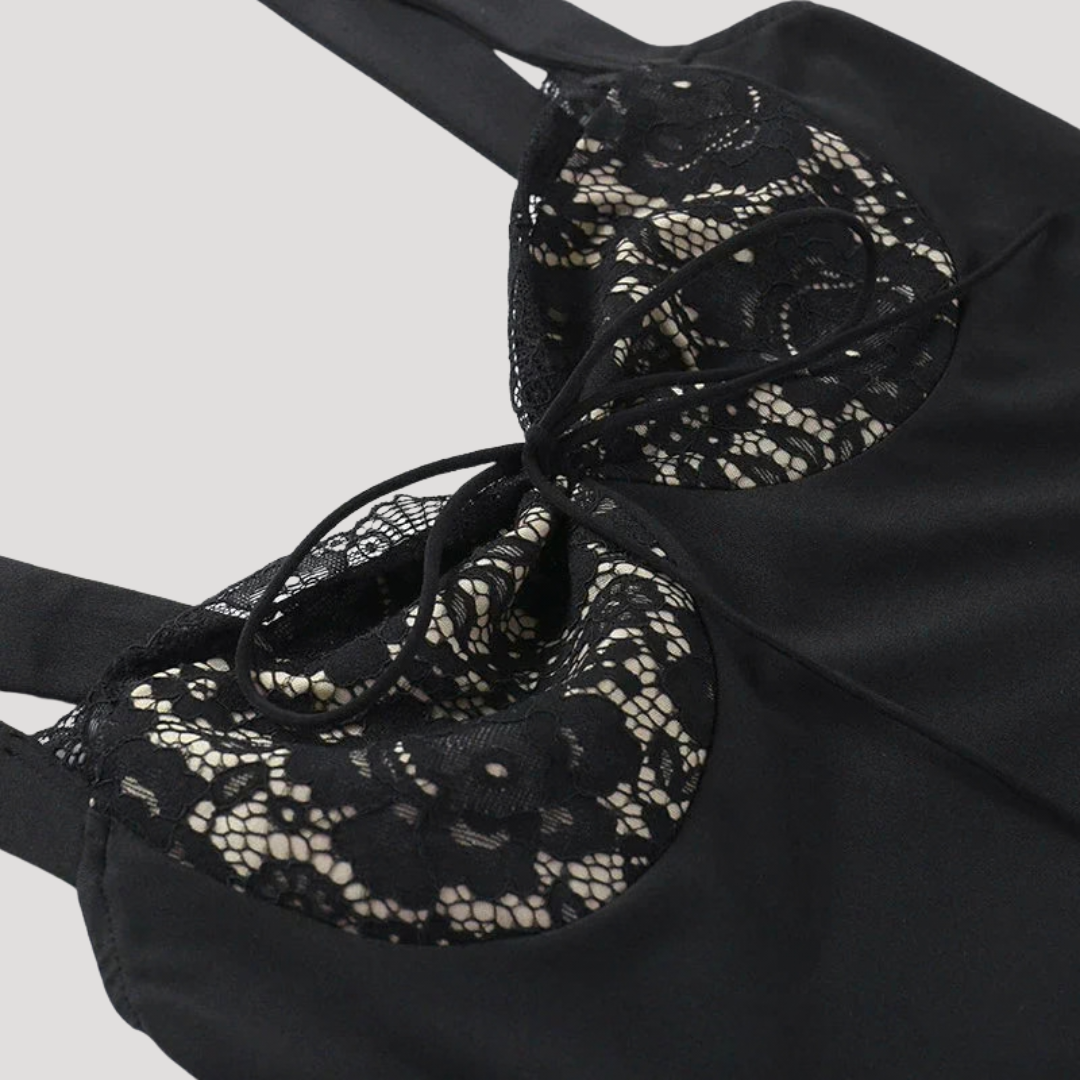 Lace Corset Mini Dress for Evening Wear
