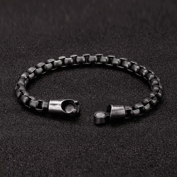 Chain and Link Bracelet for Men