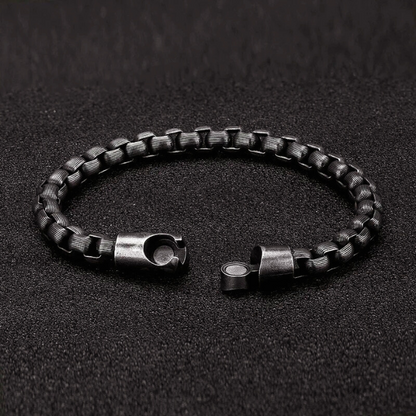 Chain and Link Bracelet for Men