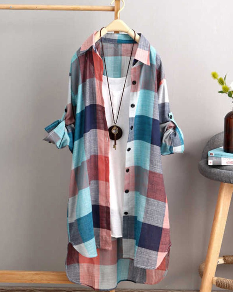 Ingrid | Floating Check Shirt