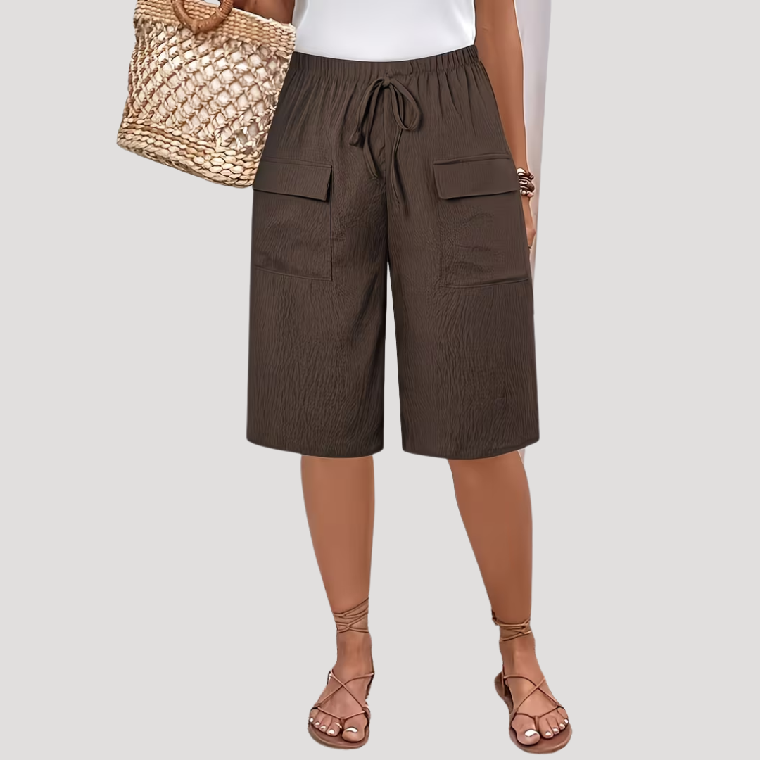 Women’s Bermuda Elasticated Waist Summer Shorts